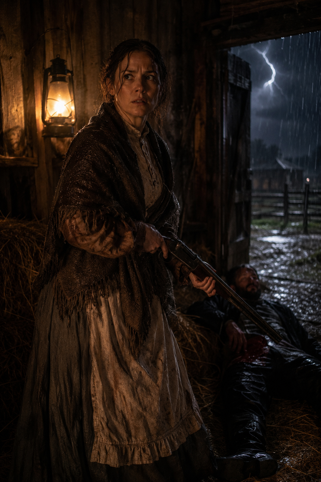 The Outlaw in Her Barn